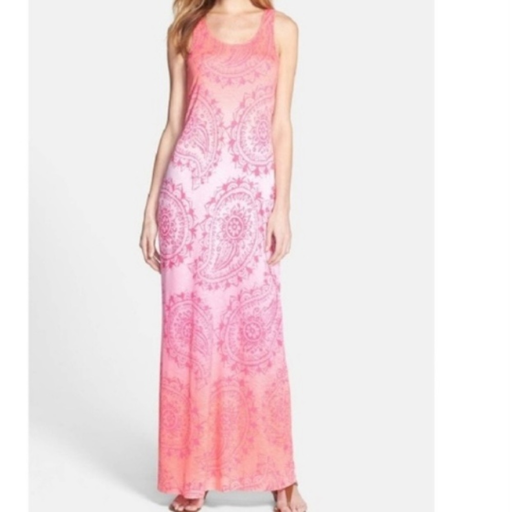 Tommy Bahama Sunset Paisley Jersey Maxi Dress NWT NEW Size Small